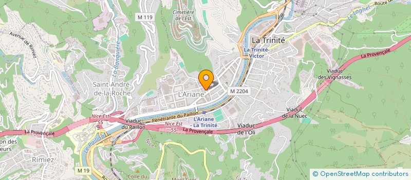 localisation de l'entreprise AEROWASH à NICE