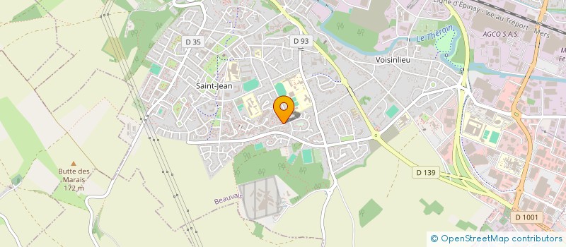 localisation de l'entreprise AERS  AUMONT-EN-HALATTE