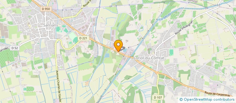 localisation de l'entreprise AERTS CREATION  LORIOL-DU-COMTAT