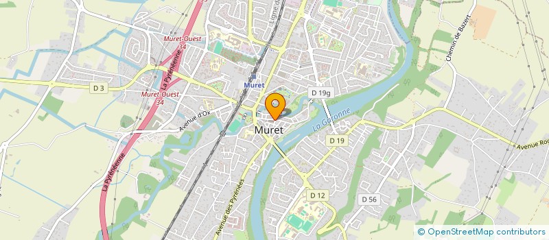 localisation de l'entreprise AERYN à MURET