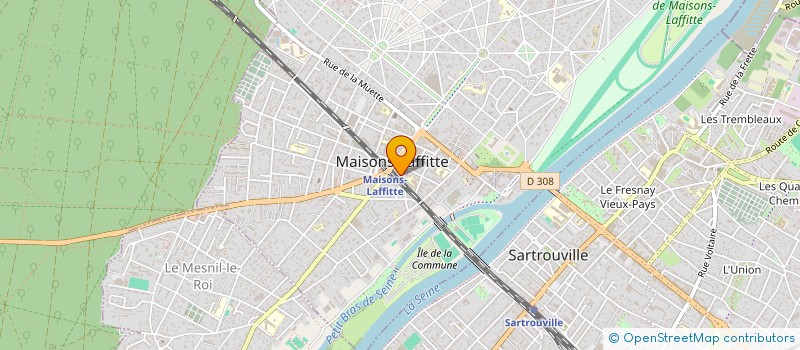 localisation de l'entreprise AES à MAISONS-LAFFITTE