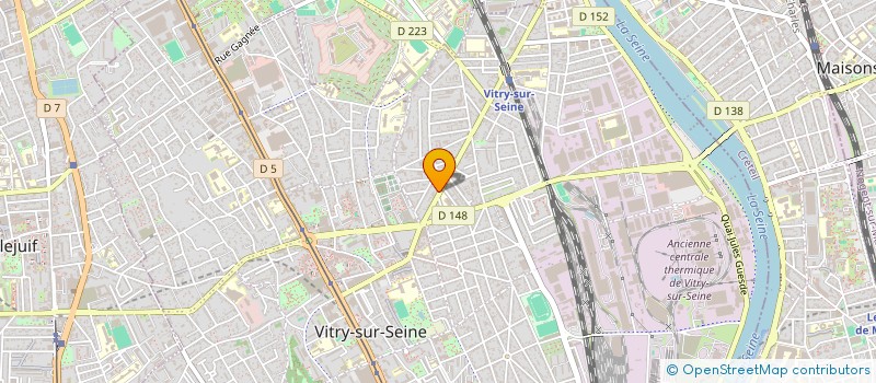 localisation de l'entreprise AES à VITRY-SUR-SEINE