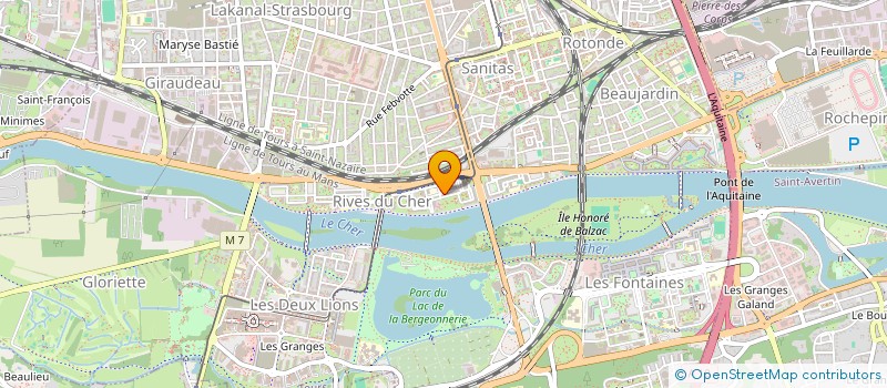 localisation de l'entreprise AES  TOURS