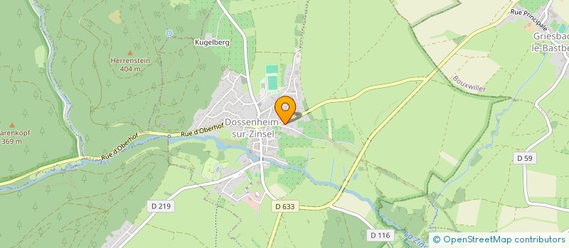 localisation de l'entreprise AES AUTO  DOSSENHEIM-SUR-ZINSEL