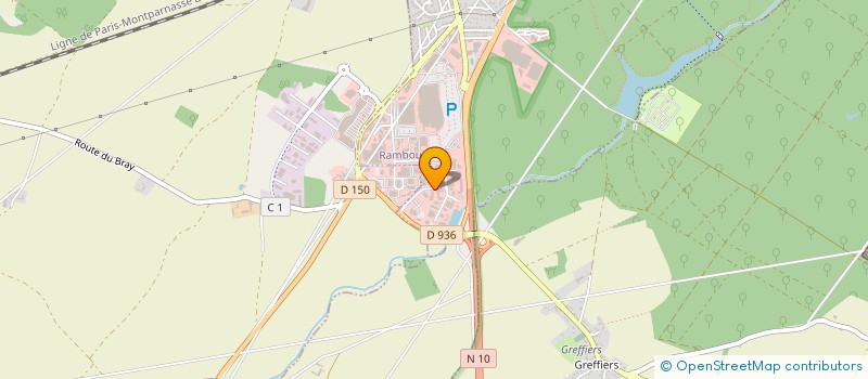localisation de l'entreprise AES AUTOMATISME ELECTRICITE SECURITE à RAMBOUILLET