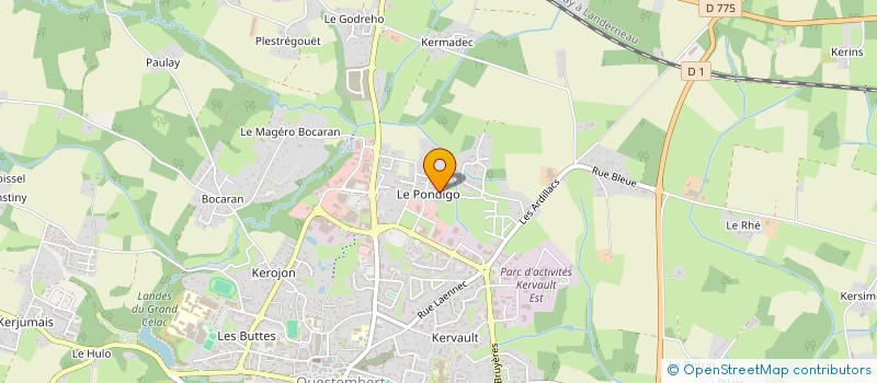 localisation de l'entreprise AES COURTAGE  QUESTEMBERT