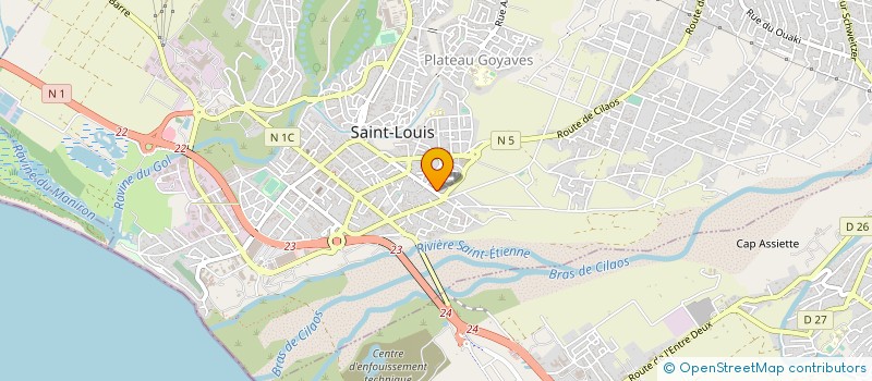 localisation de l'entreprise AES GROUPE OI à SAINT-LOUIS