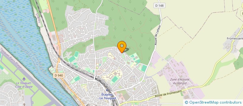 localisation de l'entreprise AES MENUISERIES  ETAPLES