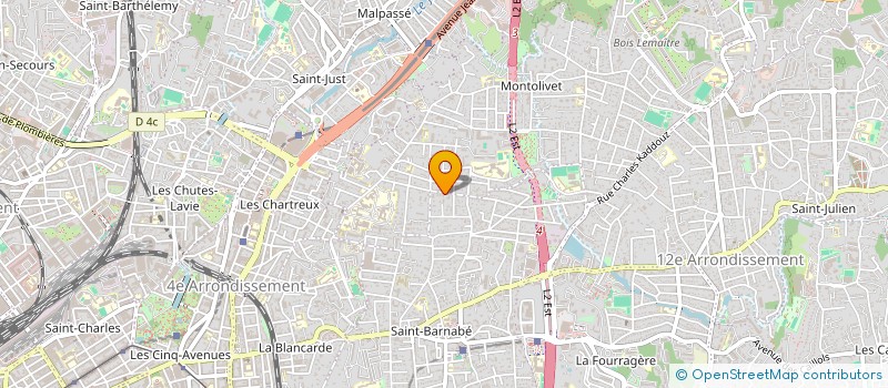 localisation de l'entreprise AES SERRURERIE à MARSEILLE