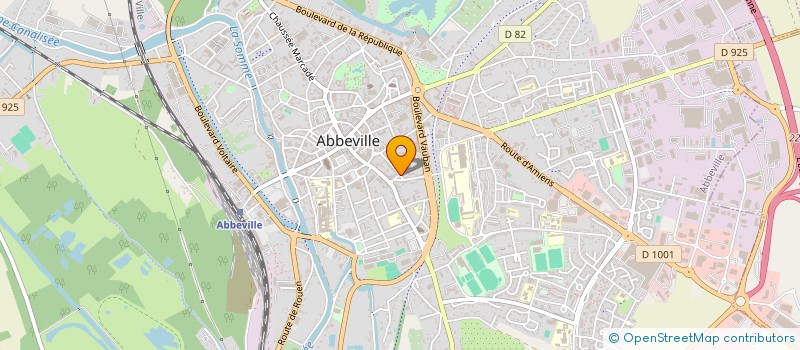 localisation de l'entreprise AES SUR MESURE à ABBEVILLE