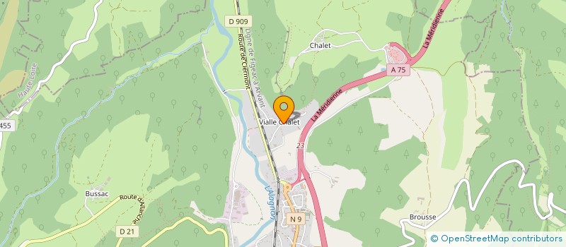 localisation de l'entreprise AES5 à MASSIAC