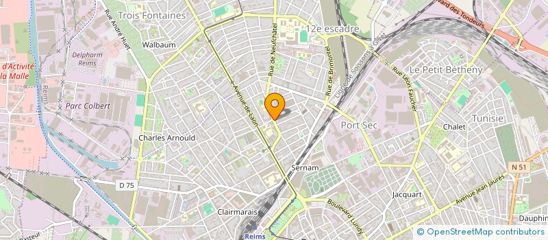 localisation de l'entreprise AESA FORMATION  REIMS