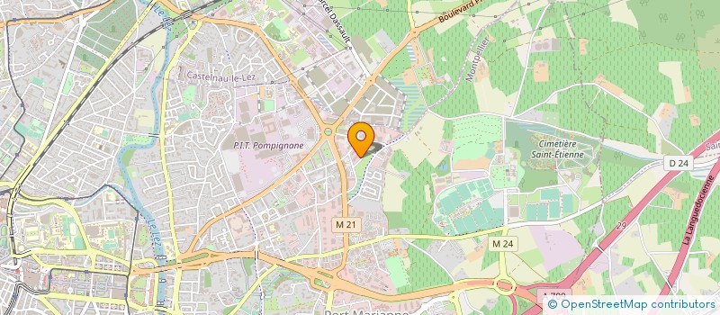 localisation de l'entreprise AESAD  MONTPELLIER