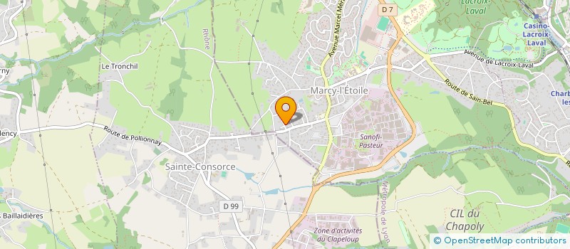 localisation de l'entreprise AESCLEPIOS  MARCY-L'ETOILE