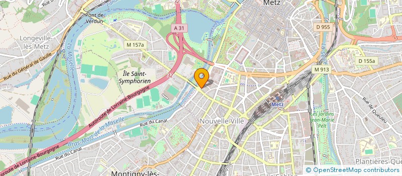 localisation de l'entreprise AESD  METZ