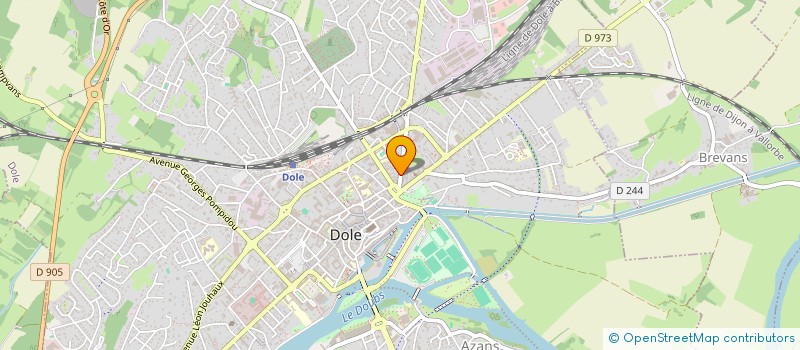 localisation de l'entreprise AESDB CONCEPT à DOLE