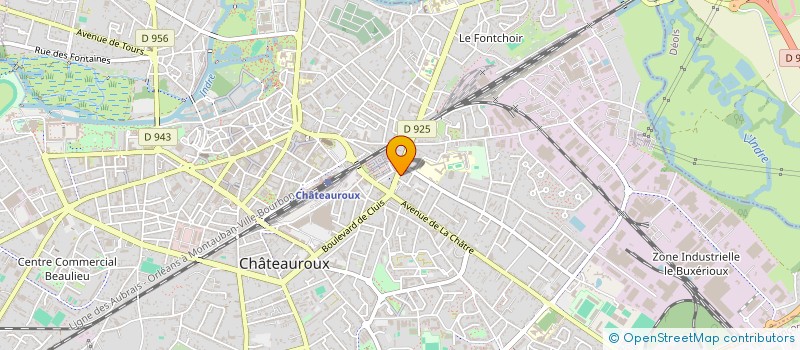 localisation de l'entreprise AESE à CHATEAUROUX