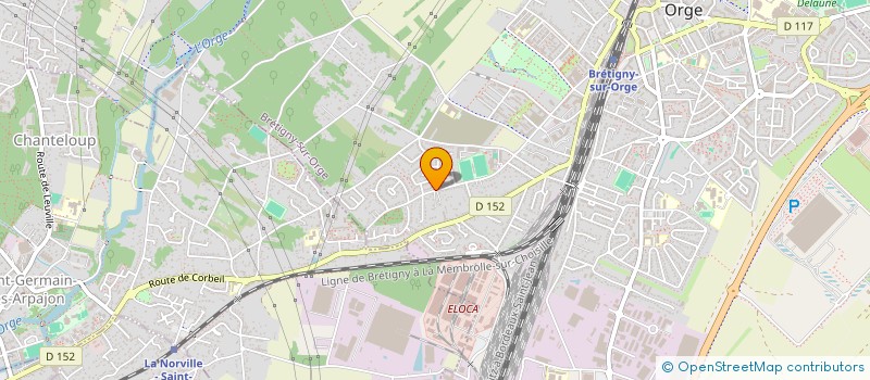 localisation de l'entreprise AESER à BRETIGNY-SUR-ORGE