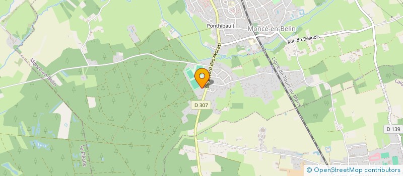 localisation de l'entreprise AESF LOCATION  MONCE-EN-BELIN