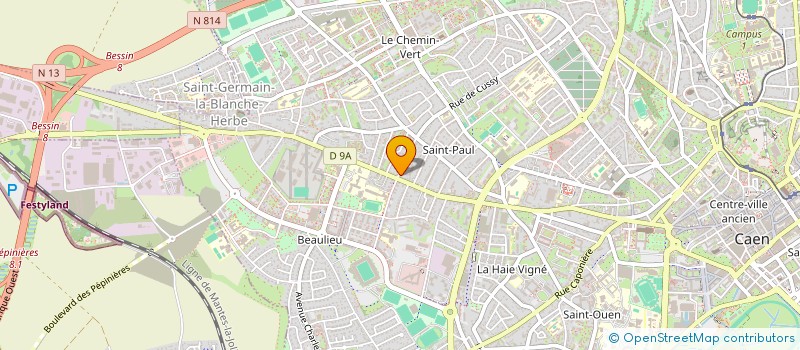 localisation de l'entreprise AESFC à CAEN