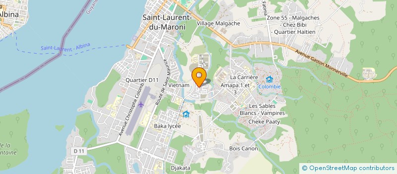 localisation de l'entreprise AESI  SAINT-LAURENT-DU-MARONI