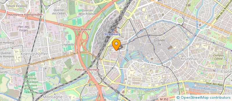 localisation de l'entreprise AESIS à STRASBOURG