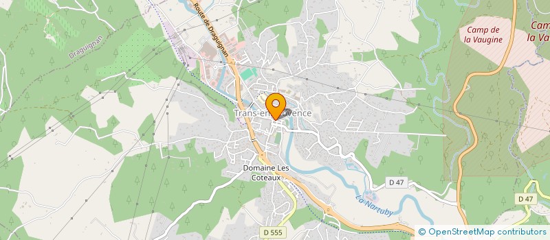 localisation de l'entreprise AESP à TRANS-EN-PROVENCE