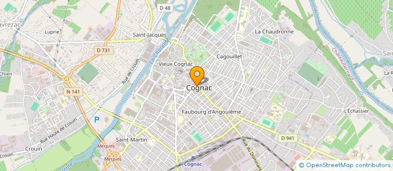localisation de l'entreprise AESR à COGNAC