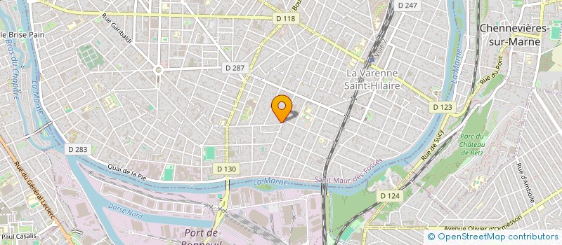 localisation de l'entreprise AESR à SAINT-MAUR-DES-FOSSES