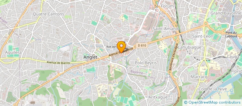 localisation de l'entreprise AESS FRANCE LUXURY CARS à ANGLET