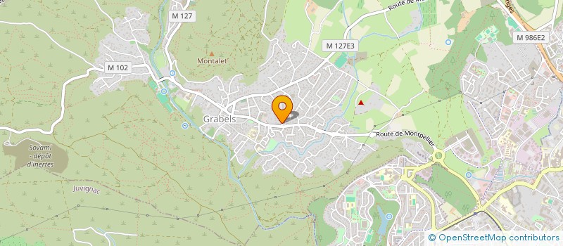 localisation de l'entreprise AESTECHNO  GRABELS