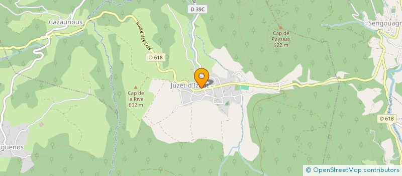 localisation de l'entreprise AESTETYPE  JUZET-D'IZAUT