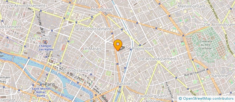 localisation de l'entreprise AESTHE-LINK  PARIS 11