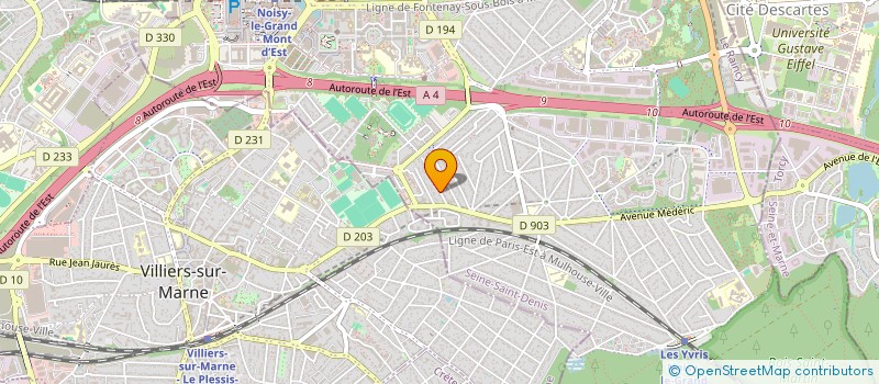 localisation de l'entreprise AESTHETIC SOLUTION  NOISY-LE-GRAND