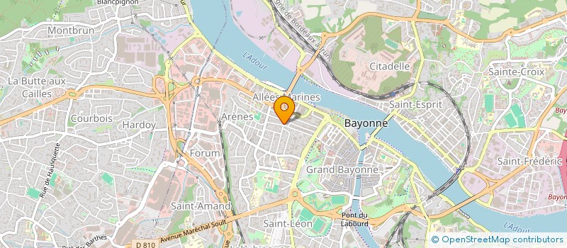 localisation de l'entreprise AESTHETICA BIARRITZ à BAYONNE
