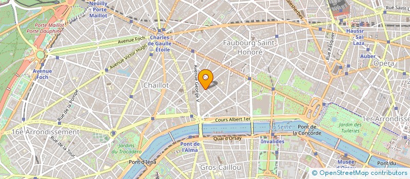 localisation de l'entreprise AESTHETICA LASER CENTER à PARIS