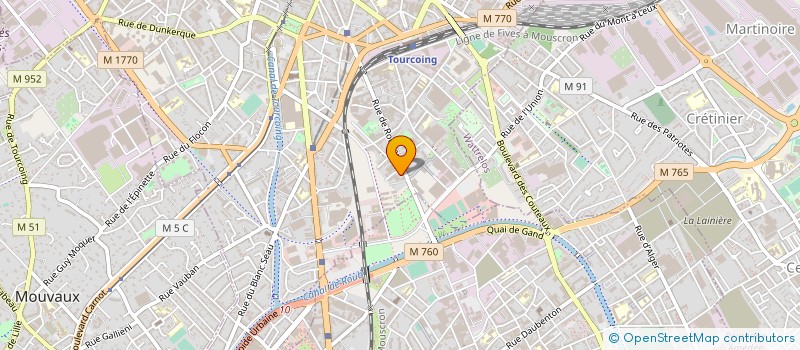 localisation de l'entreprise AESTUS CONCEPT à TOURCOING