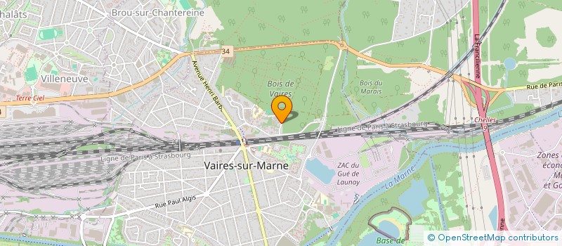 localisation de l'entreprise AESTUS PLATE à VAIRES-SUR-MARNE