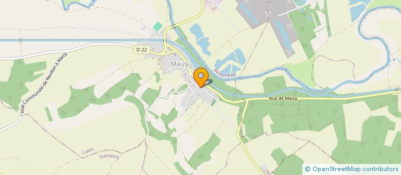 localisation de l'entreprise AESUS  MAIZY