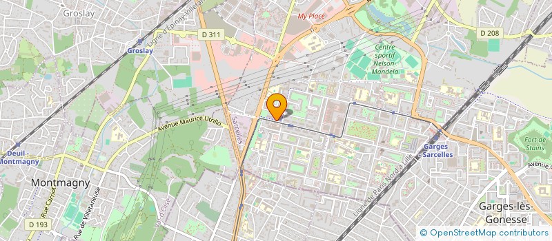 localisation de l'entreprise AESUS CONSEIL à SARCELLES