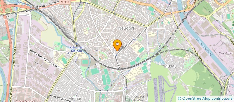 localisation de l'entreprise AET  STRASBOURG