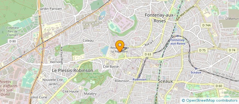 localisation de l'entreprise AETA AUDIO SYSTEMS  LE PLESSIS ROBINSON