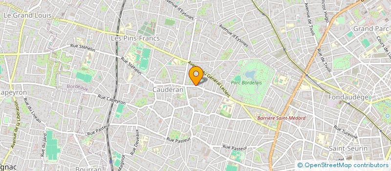 localisation de l'entreprise AETERNA  BORDEAUX