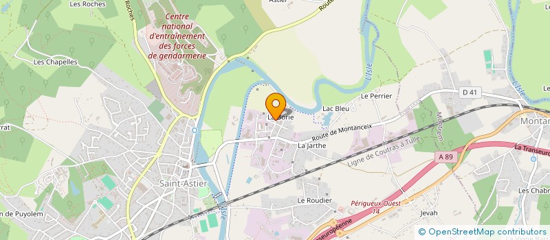 localisation de l'entreprise AETERNAM PROD à SAINT-ASTIER