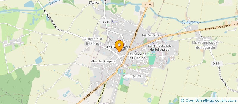 localisation de l'entreprise AETERNI DINJON  BELLEGARDE