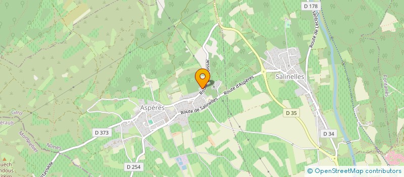 localisation de l'entreprise AETERNIA  ASPERES