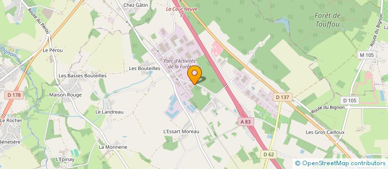 localisation de l'entreprise AETH'AIR A DOM  LE BIGNON