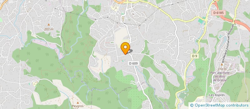 localisation de l'entreprise AETHER  GRASSE