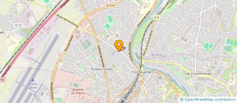 localisation de l'entreprise AETHER NARRATIO à POITIERS