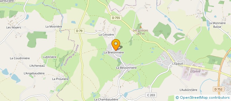 localisation de l'entreprise AETHEREON à SEVREMONT